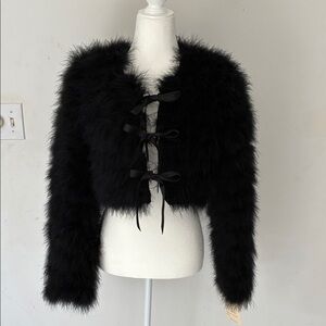 Lapis Feather Jacket/Overcoat